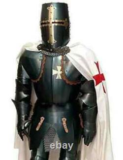 Medieval Knight Suit Of Armor Crusader Wearable Full Body Armor Templar Combat