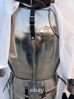 Medieval Knight Suit Of Armor Crusader Wearable Full Body Armour Templar Combat