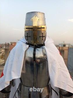 Medieval Knight Suit Of Armor Crusader Wearable Full Body Armour Templar Combat