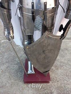 Medieval Knight Suit Of Armor Crusader Wearable Full Body Armour Templar Combat