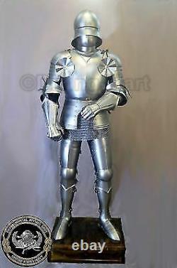 Medieval Knight Suit Of Armor Fine Larp Collectible Gothic Full Body Armor Suit