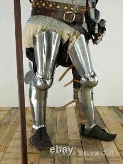 Medieval Knight Suit Of Armor Full Body Armour Suit With Sword Pig Face NM67