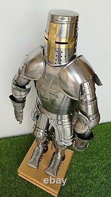 Medieval Knight Suit Of Armor Mini Armour Home Decor With Display Stand and Base