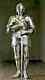 Medieval Knight Suit Of Armor Templar Combat Full Body Armour Suit Silver Finish