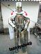 Medieval Knight Suit Of Armor Templar Combat Full Body Armour Suit With Stand