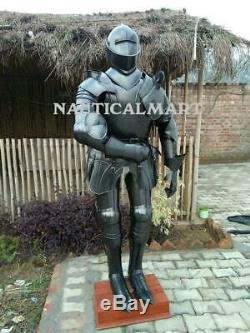 Medieval Knight Suit Of Armor Wearable Crusader Combat Full Body Armour Costume