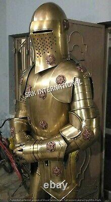 Medieval Knight Suit Of Armour Templar Combat Suit Wearable Full Body Armor