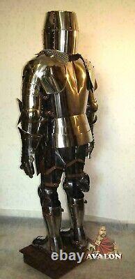 Medieval Knight Suit Of Templar Armor Combat Collectible Full Body Armour Gift