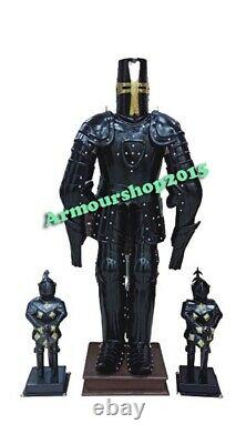 Medieval Knight Suit Of Templar Armor Full Body Mini 3.5 feet Armour Set of 3