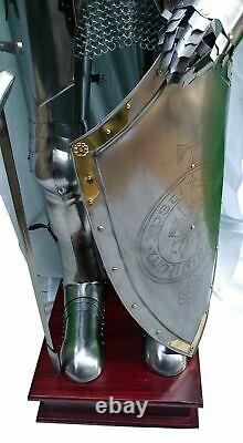Medieval Knight Suit Of Templar Toledo Armor Combat Full Body Armour Replica 