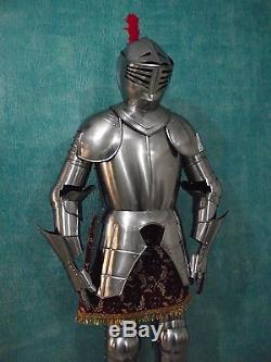 Medieval Knight Suit Of Templar Toledo Armor Combat Full Body Armour Suit-Stand