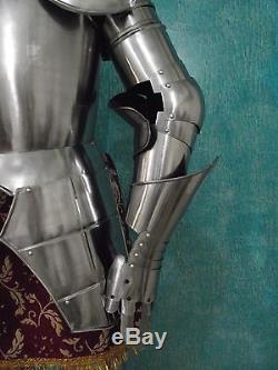 Medieval Knight Suit Of Templar Toledo Armor Combat Full Body Armour Suit-Stand