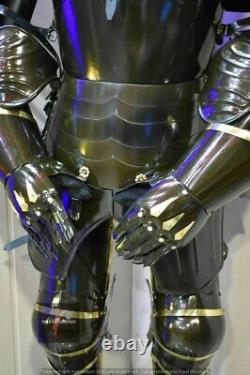 Medieval Knight Suit of 15th Century Combat Full Body Armor Halloween