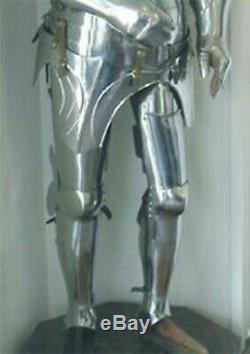 Medieval Knight Suit of Armor, 15th Century Combat Full Body Armour Collectable