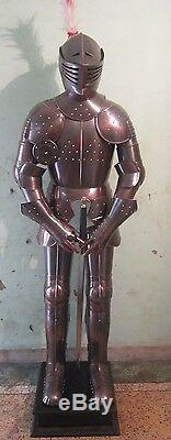 Medieval Knight Suit of Armor 15th Century Combat Full Body Armour suit-Sword