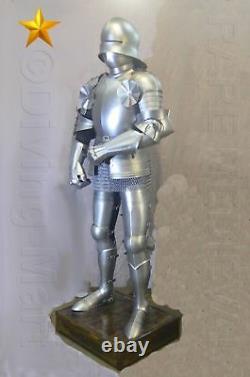 Medieval Knight Suit of Armor 15th Century Gothic Full Armor Suit Replica