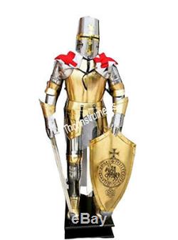 Medieval Knight Suit of Armor 16th Century Larp Full Body Armor Suit