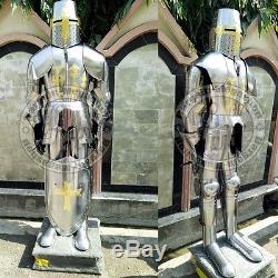 Medieval Knight Suit of Armor 17th Century Combat Full Body Armour Suit & Shield