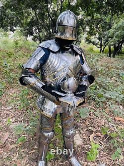 Medieval Knight Suit of Armor 17th Century Combat Full Body Gothic Armor Suit