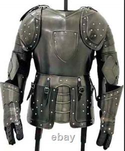 Medieval Knight Suit of Armor 20G Steel Armor Half body suit Gothic LARP Cosplay