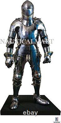 Medieval Knight Suit of Armor Ancient Wearable Full Body Costume Halloween