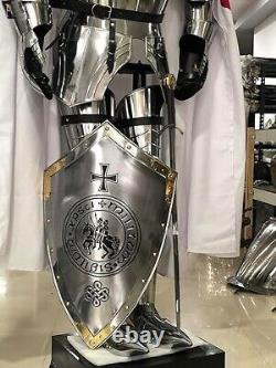 Medieval Knight Suit of Armor Battle Ready Combat Full Body Protection Medieval