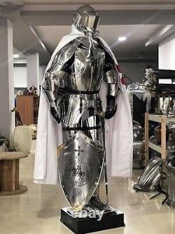 Medieval Knight Suit of Armor Battle Ready Combat Full Body Protection Medieval