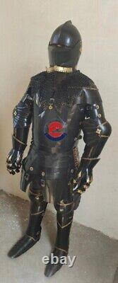 Medieval Knight Suit of Armor Combat Full Body Armor Wearable German Costume