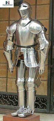 Medieval Knight Suit of Armor Combat Full Body Halloween Armor solid style gift