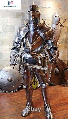 Medieval Knight Suit of Armor Costume LARP Wearable Authentic