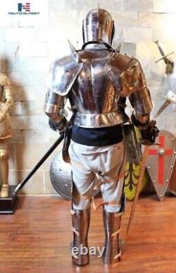 Medieval Knight Suit of Armor Costume LARP Wearable Authentic