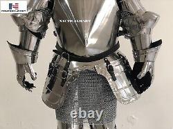 Medieval Knight Suit of Armor Costume LARP Wearable Authentic