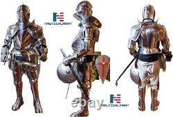 Medieval Knight Suit of Armor Costume LARP Wearable Authentic