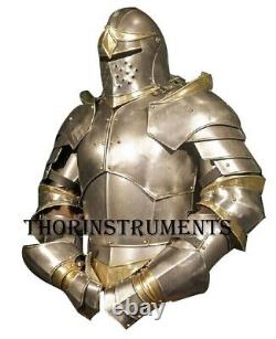 Medieval Knight Suit of Armor Costume LARP Wearable Costume Halloween