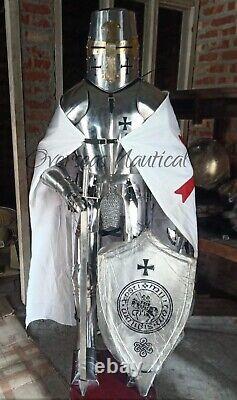 Medieval Knight Suit of Armor Crusader Combat Full Body Suit Armour Templar