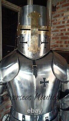 Medieval Knight Suit of Armor Crusader Combat Full Body Suit Armour Templar