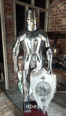 Medieval Knight Suit of Armor Crusader Combat Full Body Suit Armour Templar