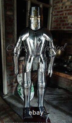 Medieval Knight Suit of Armor Crusader Combat Full Body Suit Armour Templar