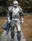 Medieval Knight Suit of Armor German Gothic Style Armor Larp Halloween Costume