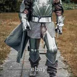 Medieval Knight Suit of Armor German Gothic Style Armor Larp Halloween Costume