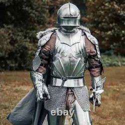 Medieval Knight Suit of Armor German Gothic Style Armour Larp Halloween Costume