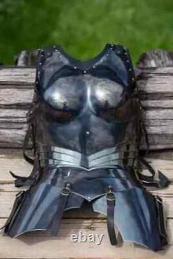 Medieval Knight Suit of Armor Wearable Chest Armor Jacket Halloween Costume Gift