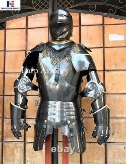 Medieval Knight Suit of Armour Costume Wearable Halloween Ancient Costume item