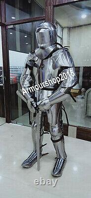 Medieval Knight Suit of Templar Armour Combat Full Body Armour SCA/ LARP