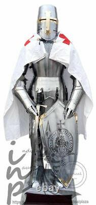 Medieval Knight Suit of Templar Toledo Armor Decor Full Body Armour Handmade