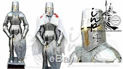 Medieval Knight Suit of Templar Toledo Armour Combat Full Body Armour Halloween