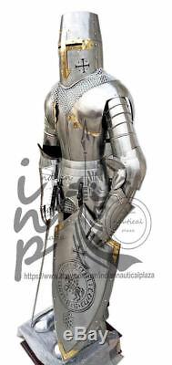Medieval Knight Suit of Templar Toledo Armour Combat Full Body Armour SCA/ LARP