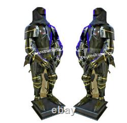 Medieval Knight Templar Armour Suit Battle Warrior Full Body Armour Suit Steel