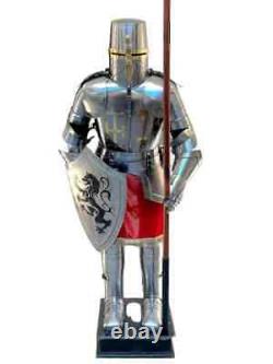 Medieval Knight Templar Armour Suit Battle Warrior Full Body Combat Suit Gift