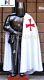 Medieval Knight Templar Crusader Wearable Combat Armor Full Suit With Stand Gift